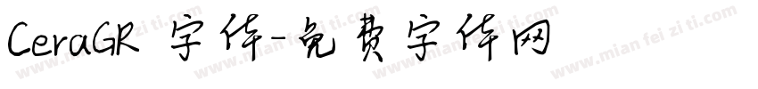 CeraGR 字体字体转换